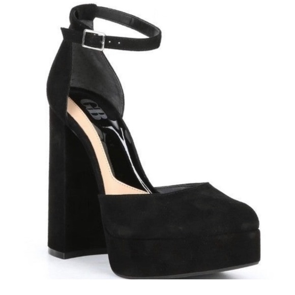 Gianni Bini Shoes - GB
Runway Suede Ankle Strap
Platform Pumps